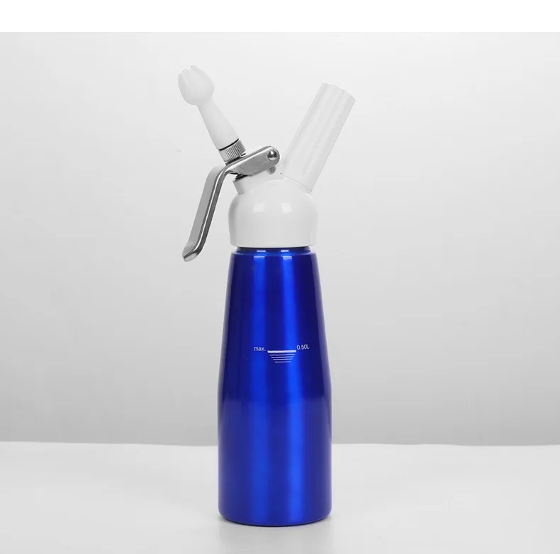 Silver 500ml Whipped Cream Dispenser with Stainless Steel 7 Silver 500ml Whipped Cream Dispenser with Stainless Steel - Image 7