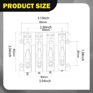 4-String Electric Bass Bridge 90×60mm 14 S6e5a6d0f1f5c4805b16ad2481a547275K