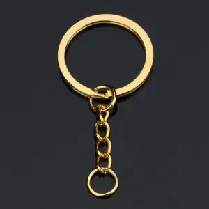 Elegant 30mm Metal Key Rings with Chains 10 S6e71573418e94fc787345bed4228dd4eg