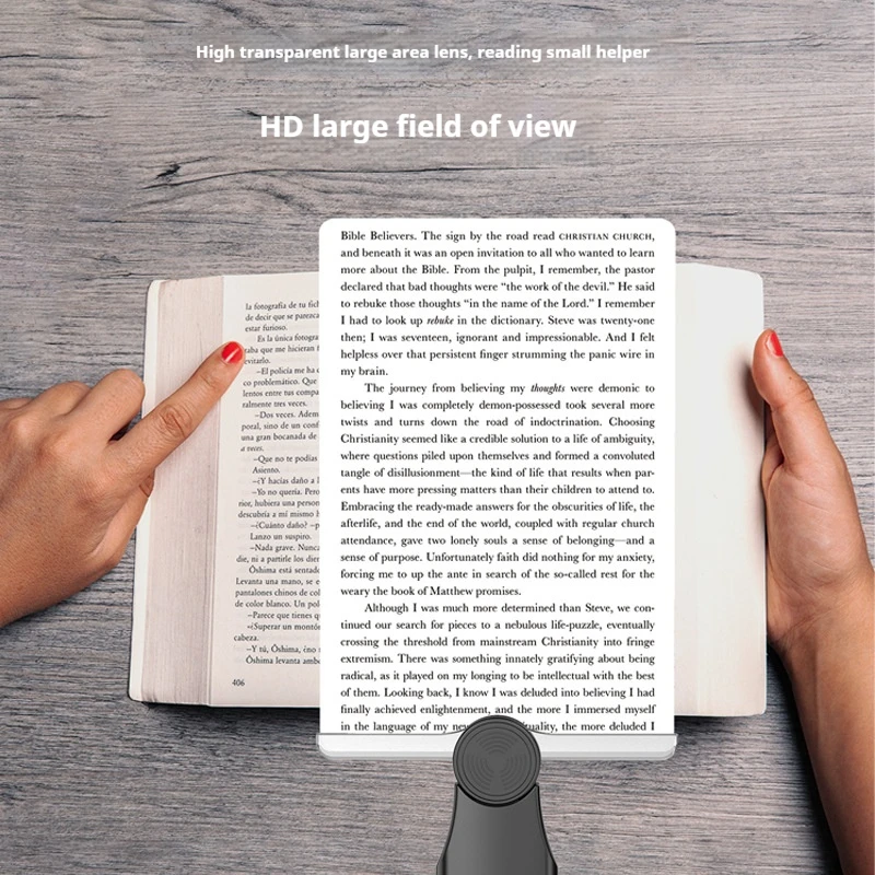 Neck Magnifying Glass with 180x120mm Acrylic Lens 4 Neck Magnifying Glass with 180x120mm Acrylic Lens - Image 4