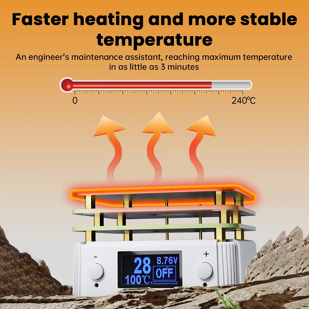 Mini Digital Temperature-Control Heating Pad 65W 3 Mini Digital Temperature-Control Heating Pad 65W - Image 3