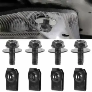 Automotive Fastener Set 20 pcs Black Steel 10 S6f2e94a463734761a17e3745f41dcdd6R 2