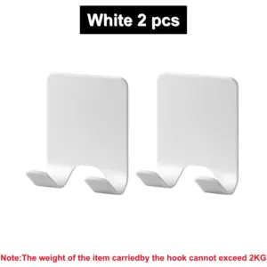 Black Bathroom Razor Holder with Double Hooks 19 S6f7bd04c517c4fb69f68efd64e6e0e09k