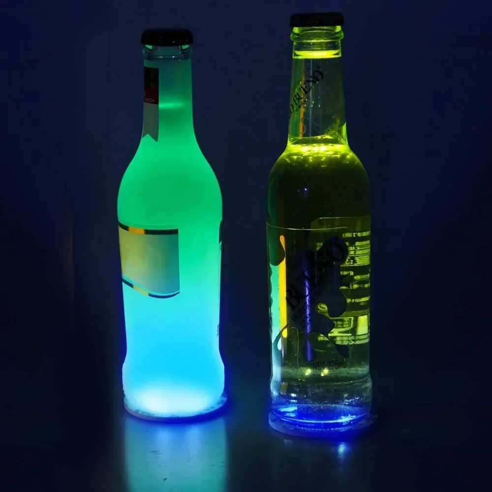 LED Light-Up Coaster Set for Vibrant Drinks 6 LED Light-Up Coaster Set for Vibrant Drinks - Image 6