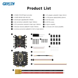 GEPRC TAKER H743 BT 8Bit FPV Stack with 80A ESC 14 S6f98b3cc670a490e89543578c6f80a21d