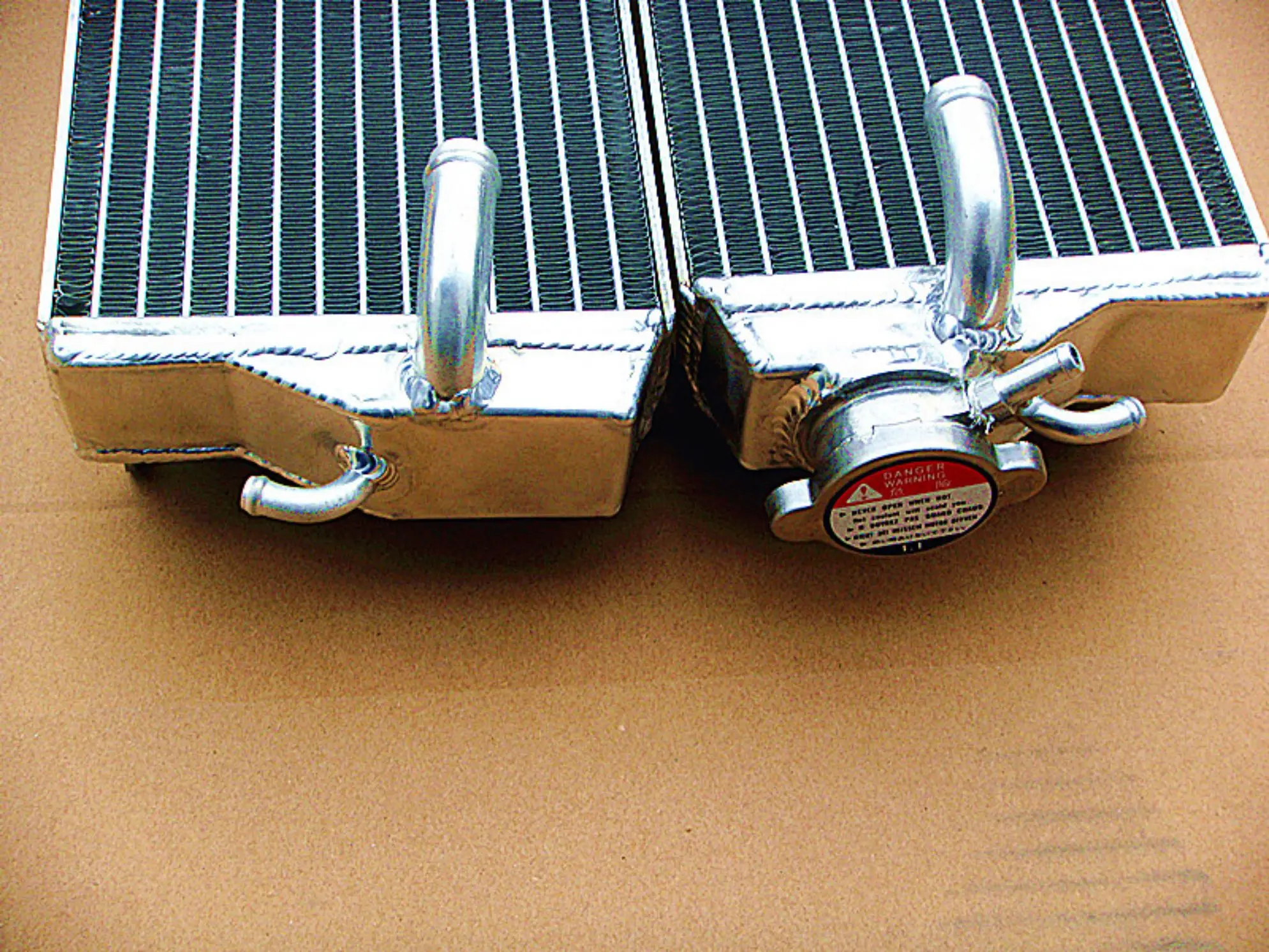 Honda CR125R 2000-2001 Aluminum Radiator Pair 3 Honda CR125R 2000-2001 Aluminum Radiator Pair - Image 3