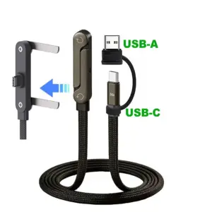 240W USB-C Charging Cable with Stand 14 S6fb8f981e48a40cc981fa245b10ac0deZ