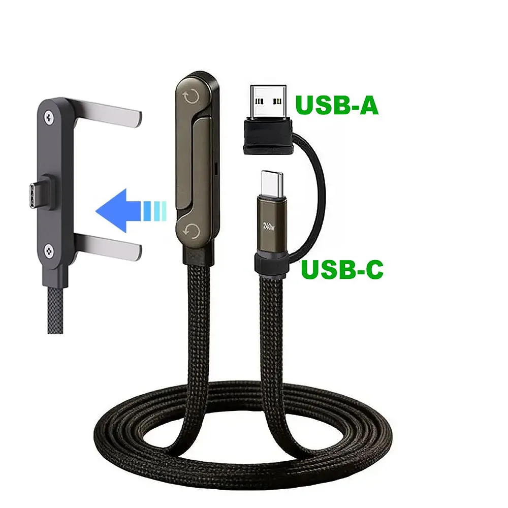 240W USB-C Charging Cable with Stand 7 240W USB-C Charging Cable with Stand - Image 7