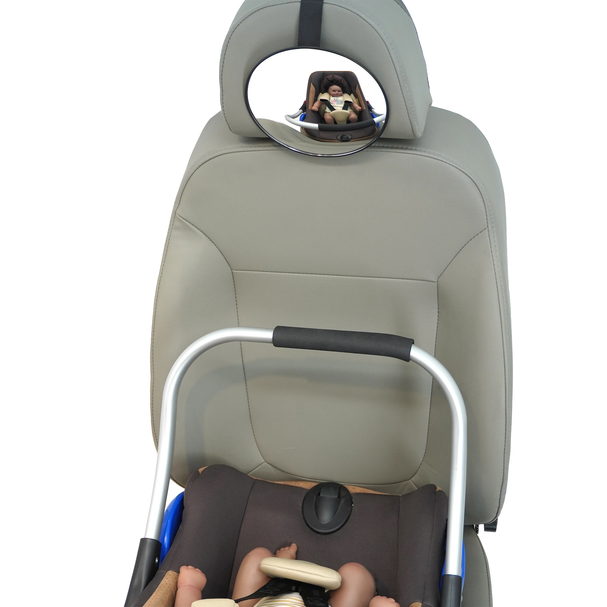 Black and Pink Baby Car Mirror 6 Black and Pink Baby Car Mirror - Image 6