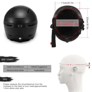 Stylish Snowboard Helmet with Ventilation 11 S706fd900bf6042daa1a25d28335de0f1U