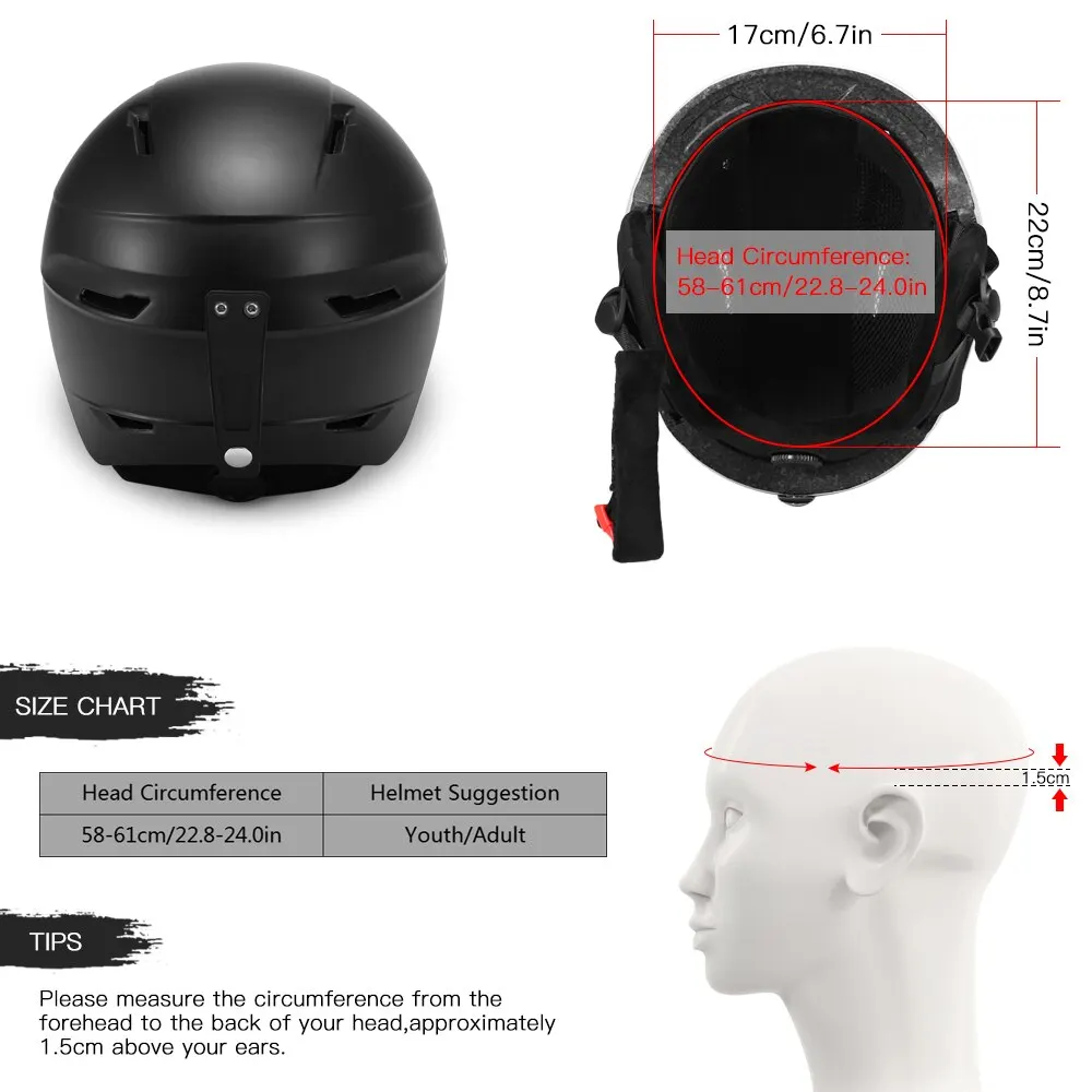 Stylish Snowboard Helmet with Ventilation 2 Stylish Snowboard Helmet with Ventilation - Image 2