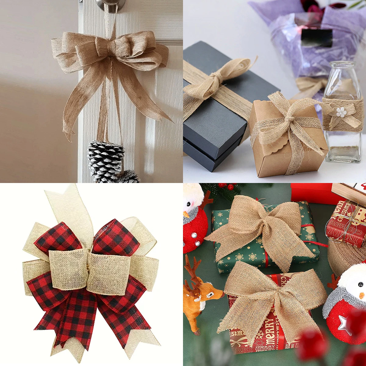 Vintage Jute and Polyester Ribbon Collection 4 Vintage Jute and Polyester Ribbon Collection - Image 4