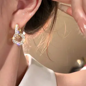 Vintage Copper Square Drop Earrings with Cubic Zirconia 9 S710a706040504a0f9ee0644444badc0dl