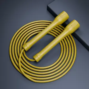 Professional Adjustable Jump Rope T100-Black/Yellow 7 S71c11cc3cd2b43aa894617886ed5ee10I