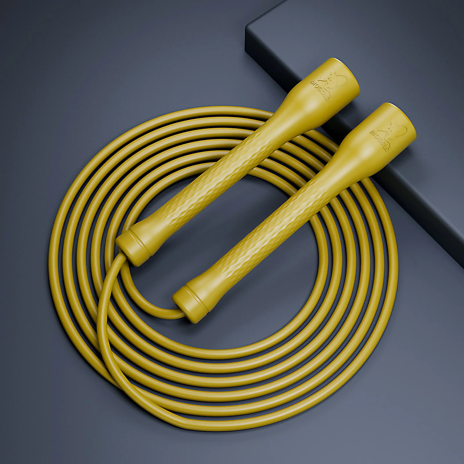 Professional Adjustable Jump Rope T100-Black/Yellow 2 Professional Adjustable Jump Rope T100-Black/Yellow - Image 2