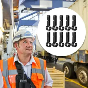 Black Helmet Clip for Headlamp Attachment 10 S71fbbdbe5aae4231b14ac3d28e8debc5W