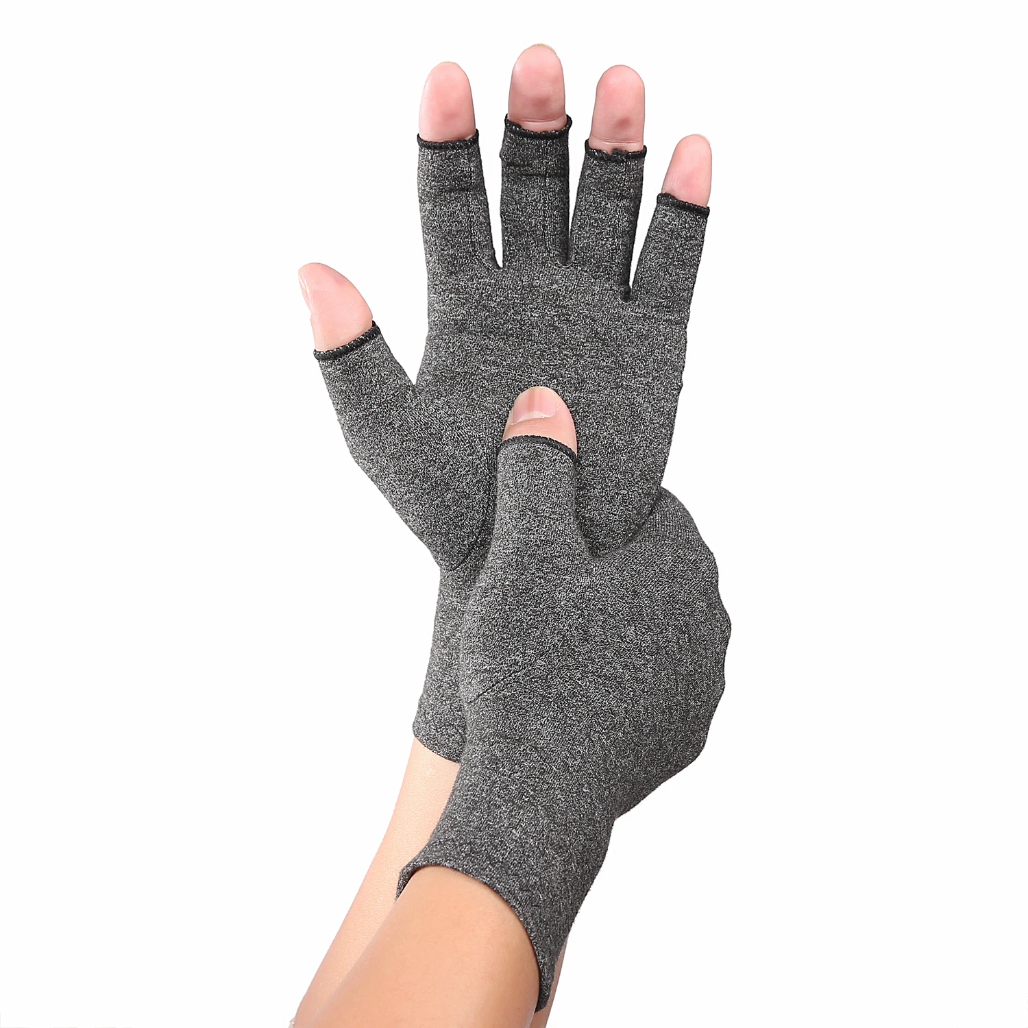 Gray Compression Arthritis Glove for Adults 10 Gray Compression Arthritis Glove for Adults - Image 10