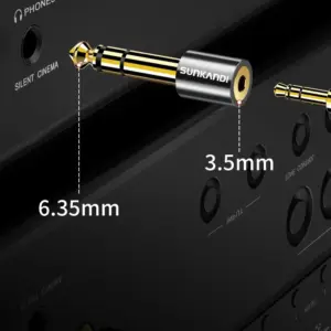 Sunkandi 1/4 to 3.5mm Audio Adapter 8 S724a39faa4b34db7ba9964985effc869n
