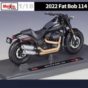 Maisto 1:18 Fat Bob 114 Motorcycle Model 14 S729b3cbeff3c4b06a47a3284f9c92e10F