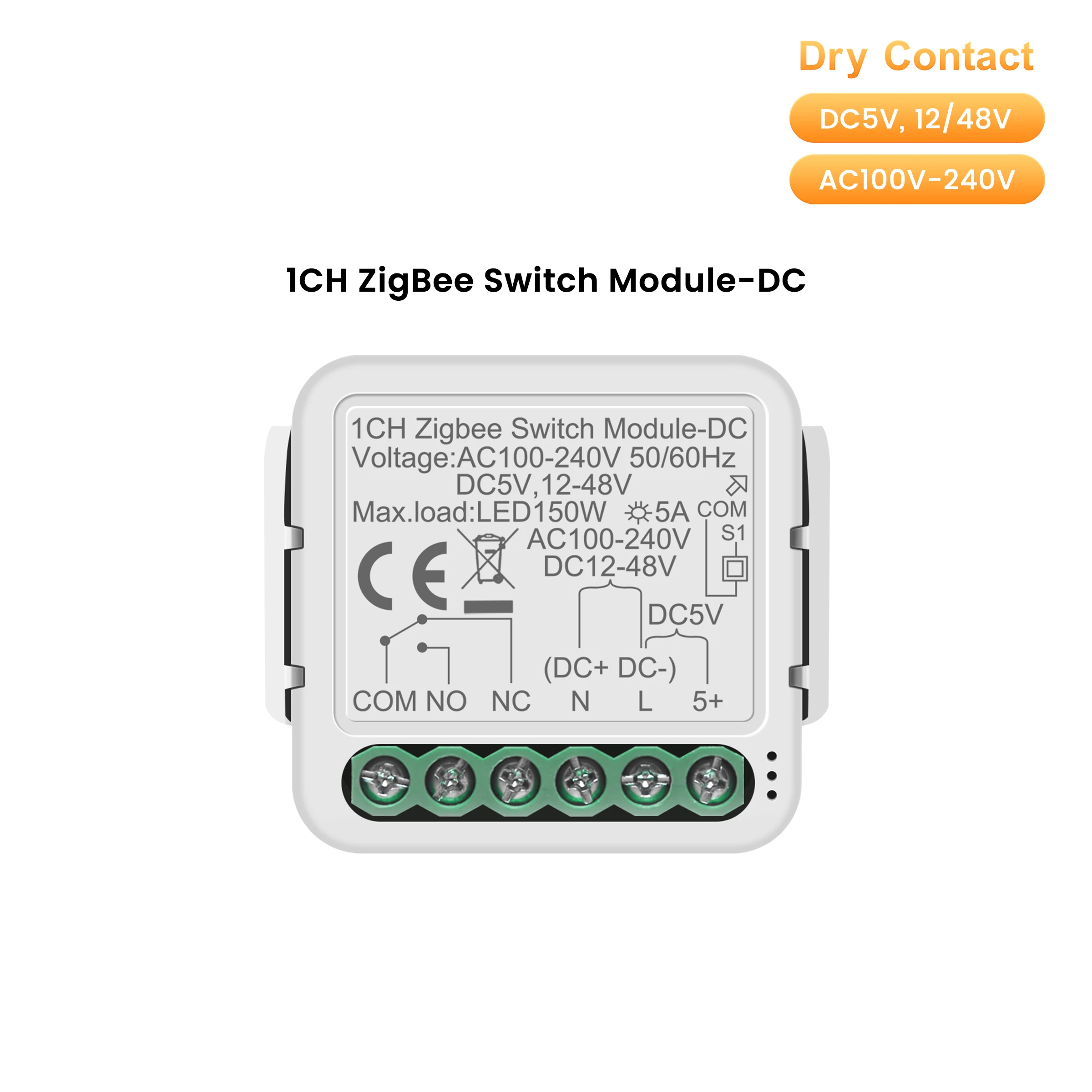 GIRIER WiFi ZigBee Dry Contact Switch Module 8 GIRIER WiFi ZigBee Dry Contact Switch Module - Image 8
