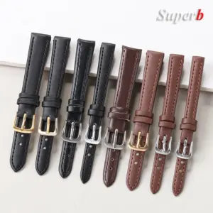 Premium Black Leather Watch Strap 8-24mm Wide 11 S72df2d1a90bb405aa4bc23bd7c3eb6deZ