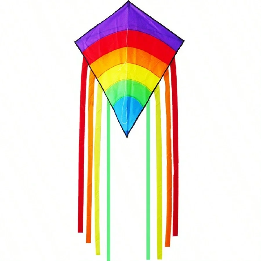 Colorful Rainbow Kite for Outdoor Flying 4 Colorful Rainbow Kite for Outdoor Flying - Image 4