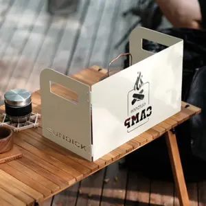 Outdoor Folding Stove Windshield 42x21.9x25cm 12 S72f1fca9515a4edba7dbd7376640ed2br