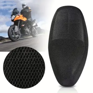 Black Honeycomb Mesh Motorcycle Seat Cover 11 S7304508ae8c54d82a804a4fcdfc7b074c 1