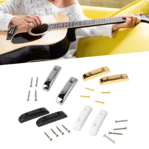 Elegant Metal and Plastic Bass Thumb Rest Set
