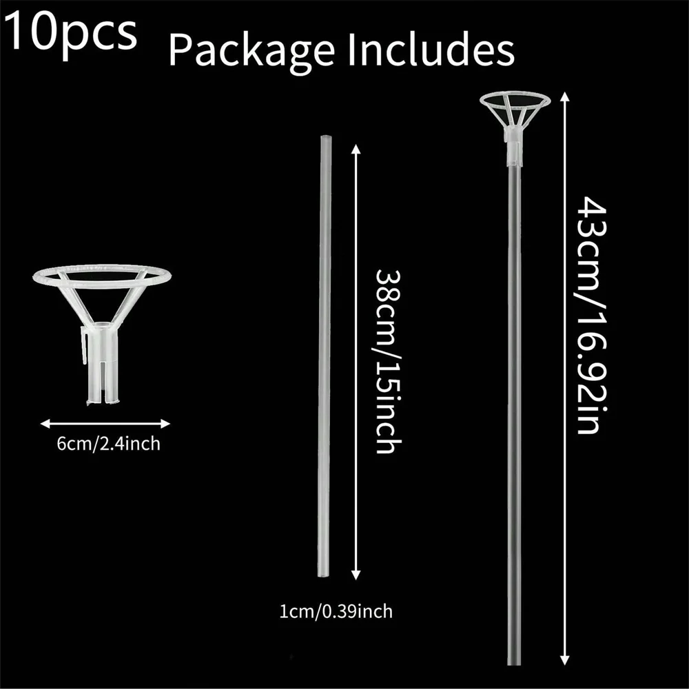 Clear Balloon Sticks with Cups for Events 2 Clear Balloon Sticks with Cups for Events - Image 2