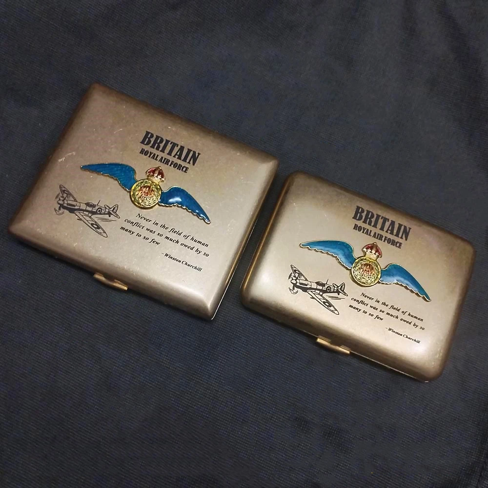 Royal Air Force Pilot Badge Cigarette Case 3 Royal Air Force Pilot Badge Cigarette Case - Image 3