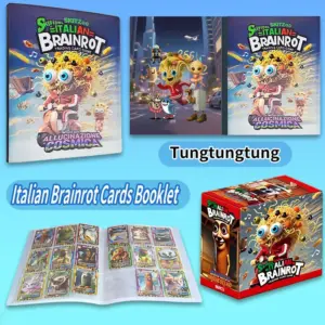 Vibrant Italian Brainrot Card Booklet Set