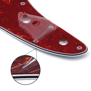 Red Tortoise Shell JM Style Pickguard for Jazzmaster 6 S73c1e63f2fda48afaa2b735eafaba269D