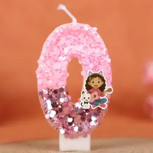 Glitter Pink Number Candles for Celebrations 17 S73cd499801434d67bcb5a821f20dc5f1m