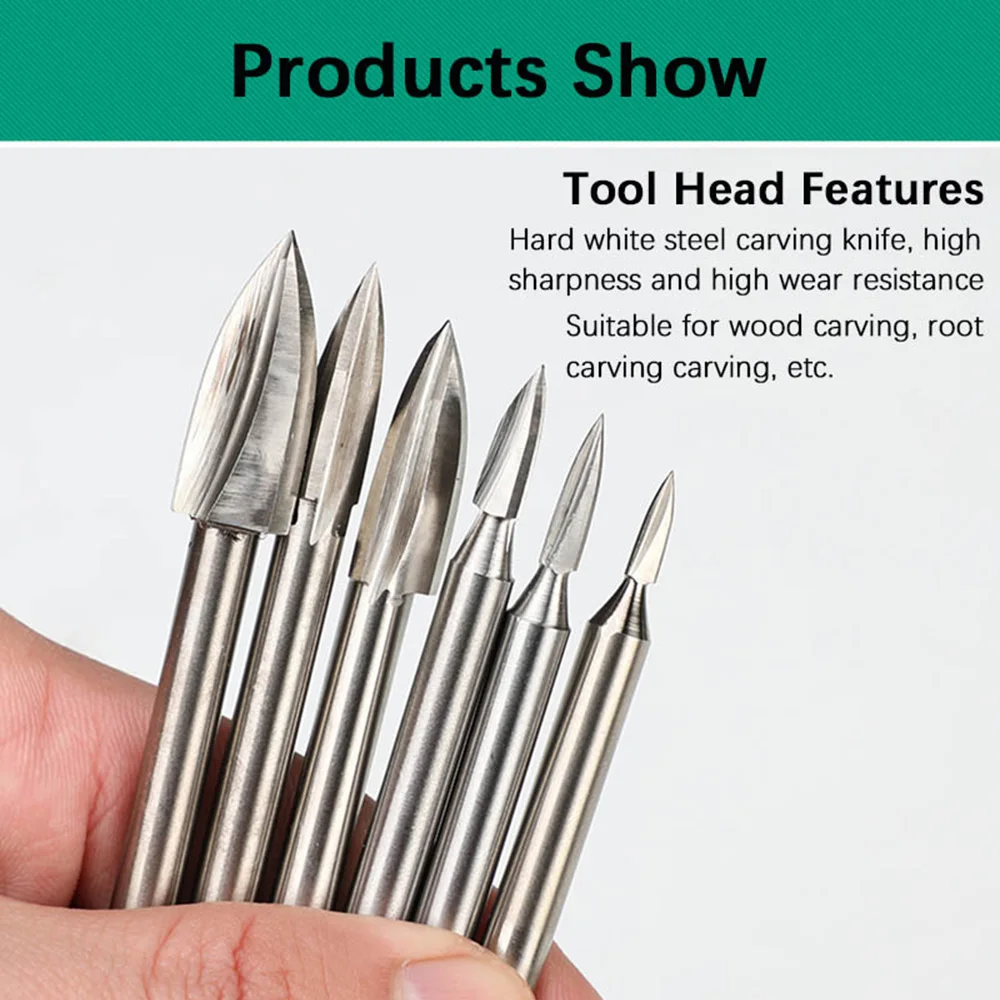 Wood Carving Drill Bit Set by STONEGO 2 Wood Carving Drill Bit Set by STONEGO - Image 2