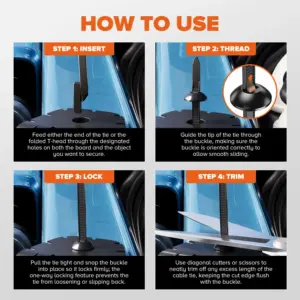 Heavy-Duty Nylon Cable Tie Buckle Set for Automotive 15 S7448242413504cd69cd2f5ecd32085d9E