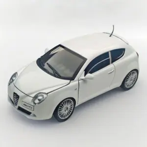 White Alfa Romeo MITO SUV Diecast Model 1:24 Scale 8 S7484c87475cc498fb97c1fba1d607aad9