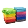 Vibrant 40x40cm Microfiber Car Detailing Towels