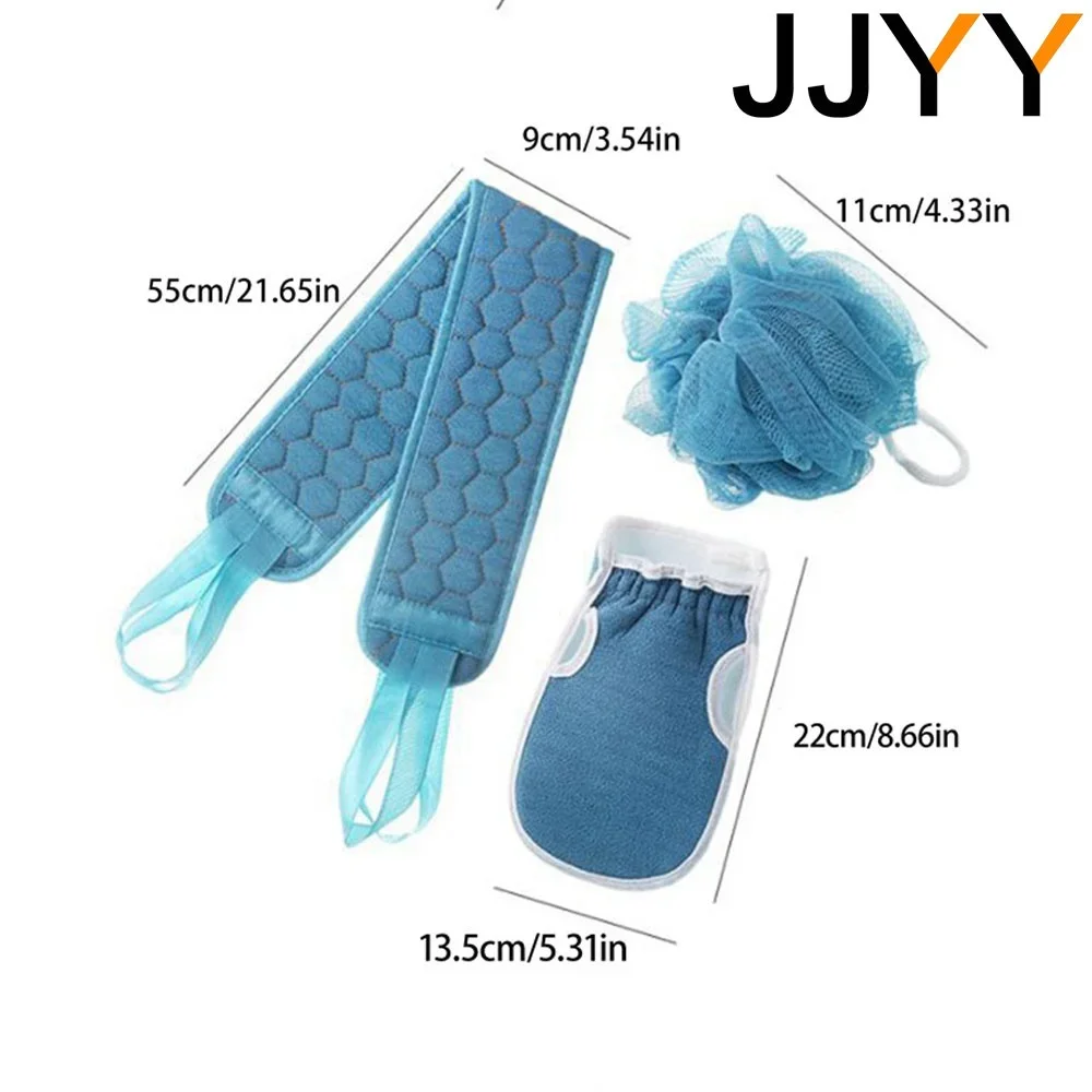 Exfoliating Bath Set with Back Scrubber and Gloves 5 Exfoliating Bath Set with Back Scrubber and Gloves - Image 5