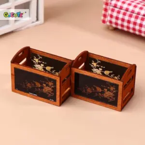 Miniature Wooden Dollhouse Storage Baskets Set 11 S75756283a5744b63b792e3b78986e7c2S
