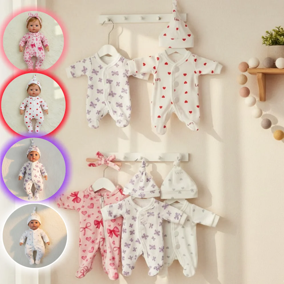 Handmade Doll Romper Set for 8-9 Inch Dolls 1 Handmade Doll Romper Set for 8-9 Inch Dolls