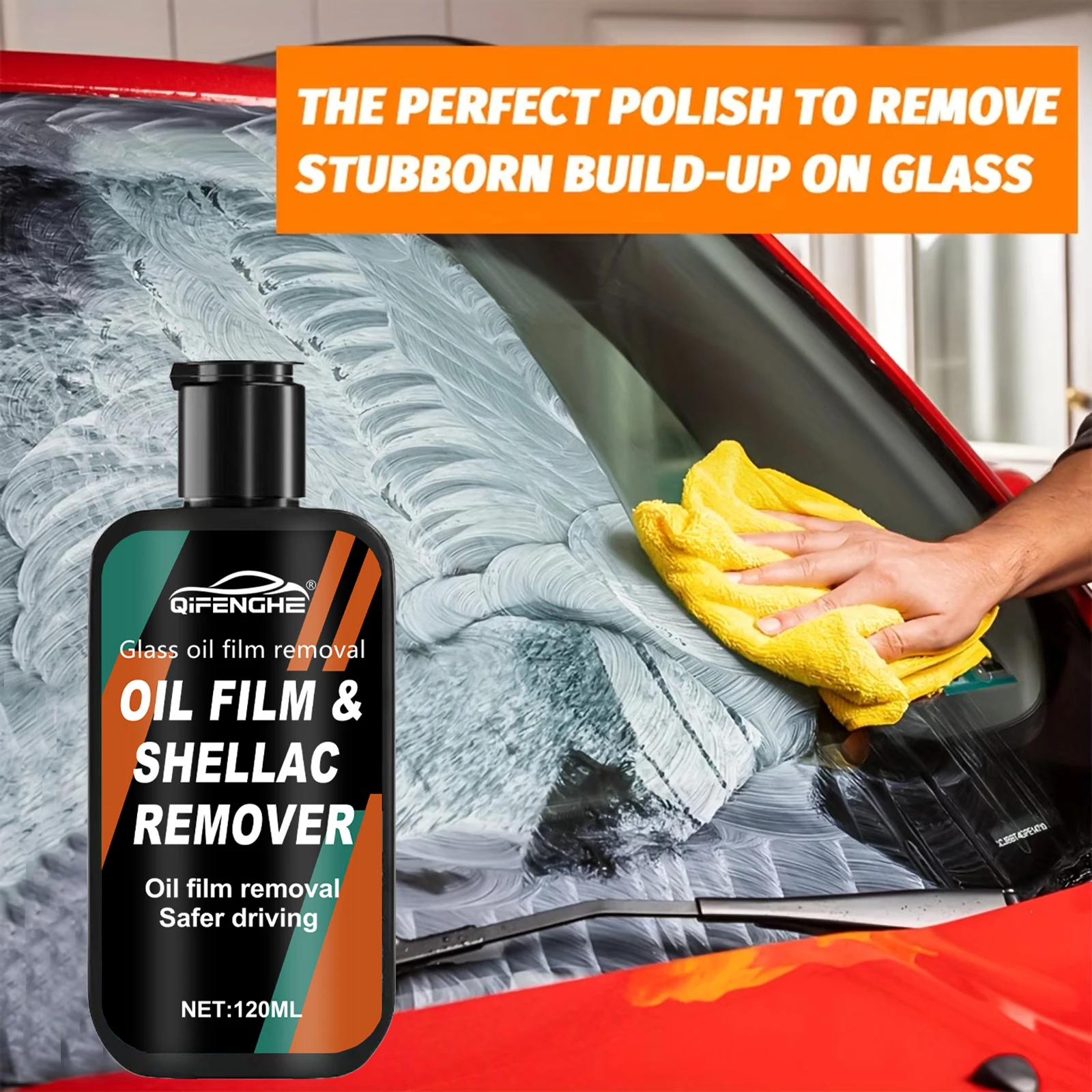 120ml Automotive Glass Cleaner and Oil Film Remover 3 120ml Automotive Glass Cleaner and Oil Film Remover - Image 3