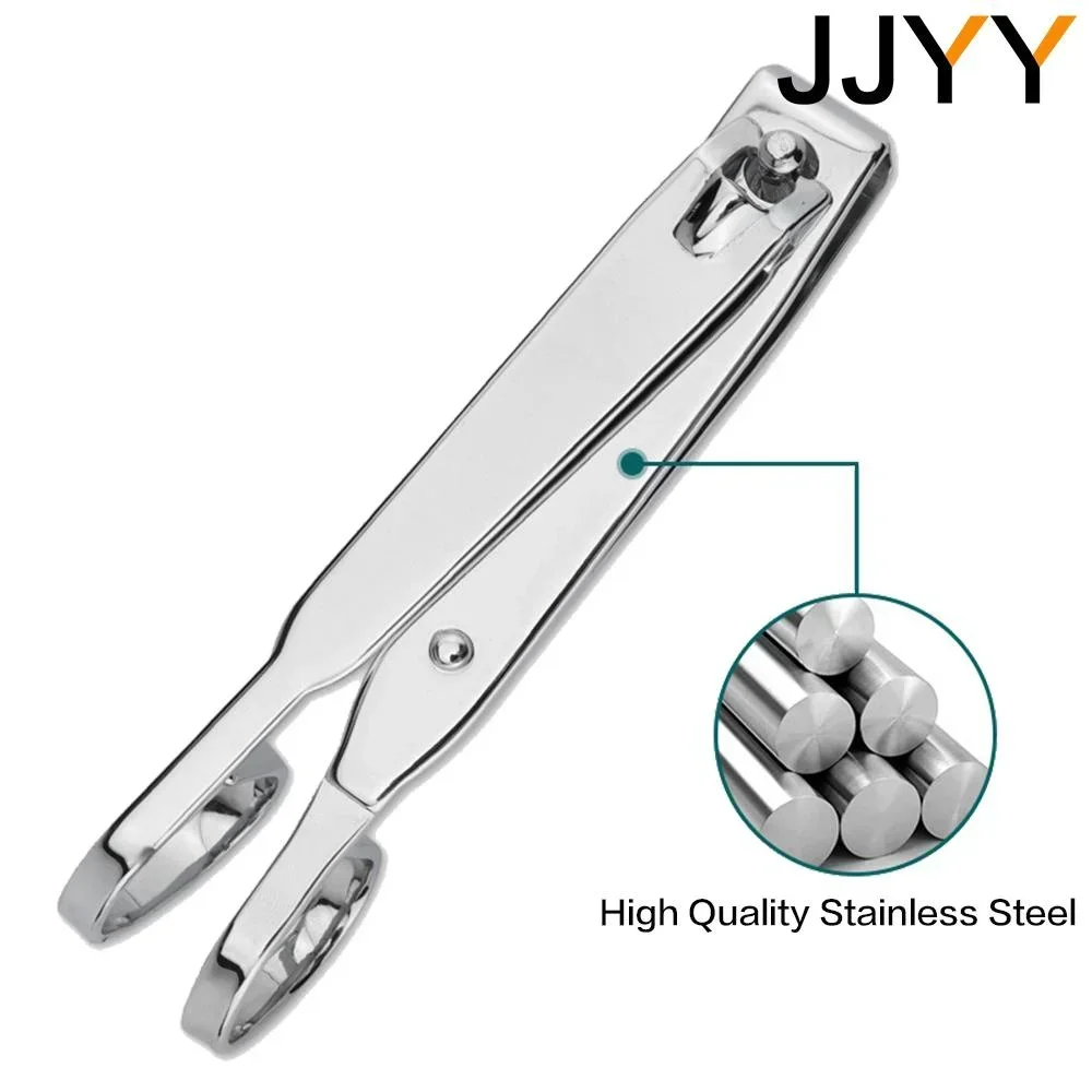Stainless Steel Nail Clipper with Ring Handle 5 Stainless Steel Nail Clipper with Ring Handle - Image 5