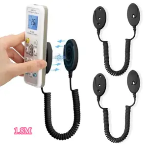 Adjustable Retractable Remote Control Tether in Black or White 17 S76396ab1a46f4b6a989a9f254d98a11a6