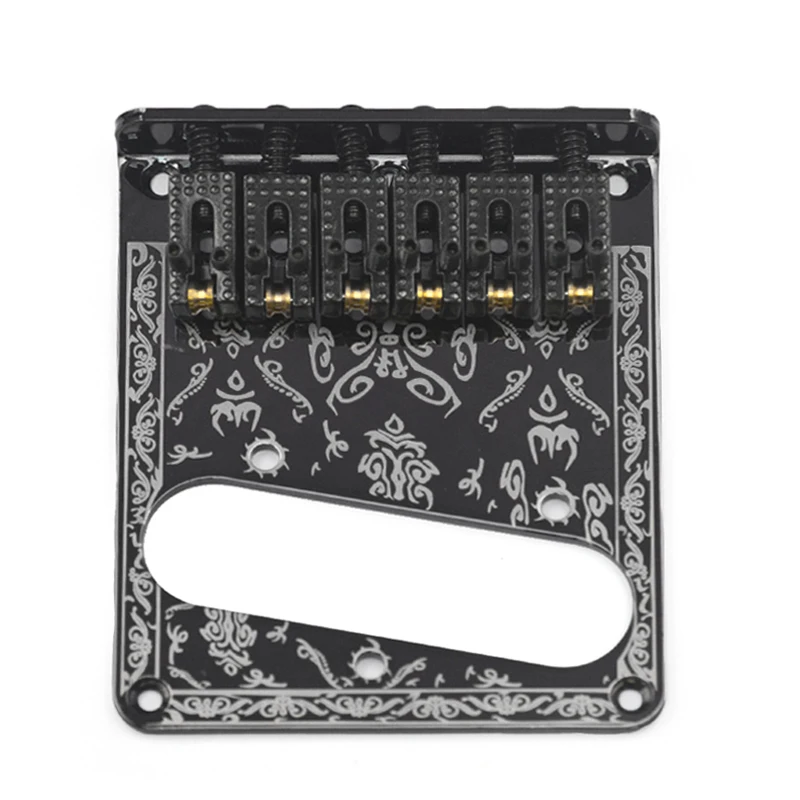 Black 6-String Guitar Bridge for FD TL 5 Black 6-String Guitar Bridge for FD TL - Image 5