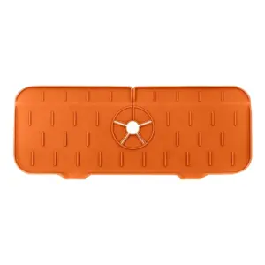 Silicone Faucet Splash Guard Mat in Black & Orange 7 S76c469c529224671906415ef71997dbaZ