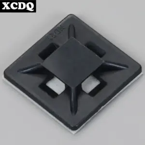 100pcs Nylon Cable Tie Mounts with 1600T Adhesive 14 S774311ec517e4fd08e83af6bb19a9192V