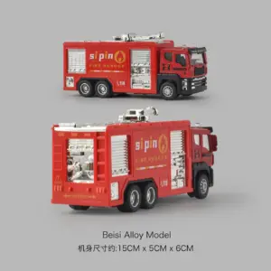 Alloy Fire Truck Toy for Kids and Collectors 8 S77b7c557c2ca4717b9e3bbb4e2ace40am