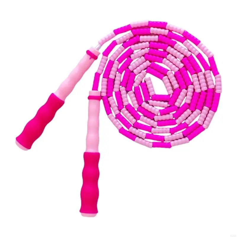 Colorful 250cm Beaded Jump Rope for Adults 2 Colorful 250cm Beaded Jump Rope for Adults - Image 2