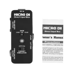 Mooer Rugged Portable DI Box for Guitars 9 S783ce3b8363f4cadb5c9d3614edda086S